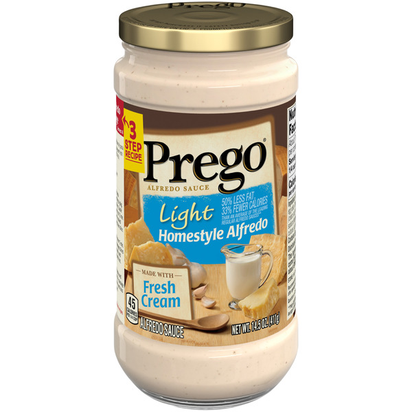 Save on Prego Homestyle Alfredo Sauce Light Order Online Delivery