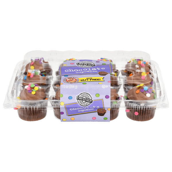 Save on twobite Cupcakes Chocolate Nut Free 12 ct Order Online Delivery Stop & Shop