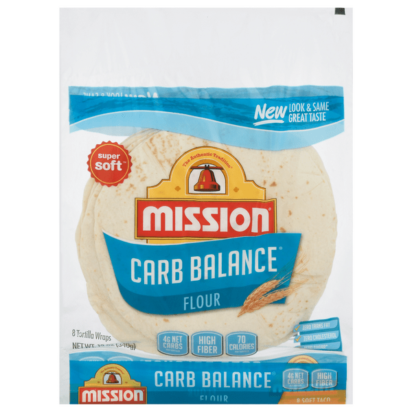Save on Mission Carb Balance Flour Tortillas Soft Taco Size Low Carb