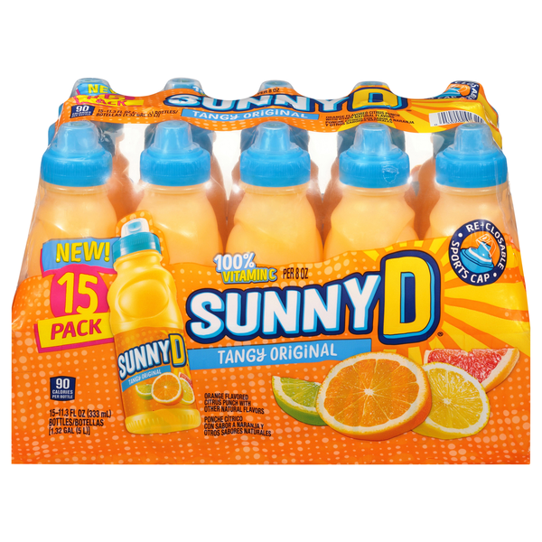 Save on Sunny D Citrus Punch Tangy Original 15 pk Order Online