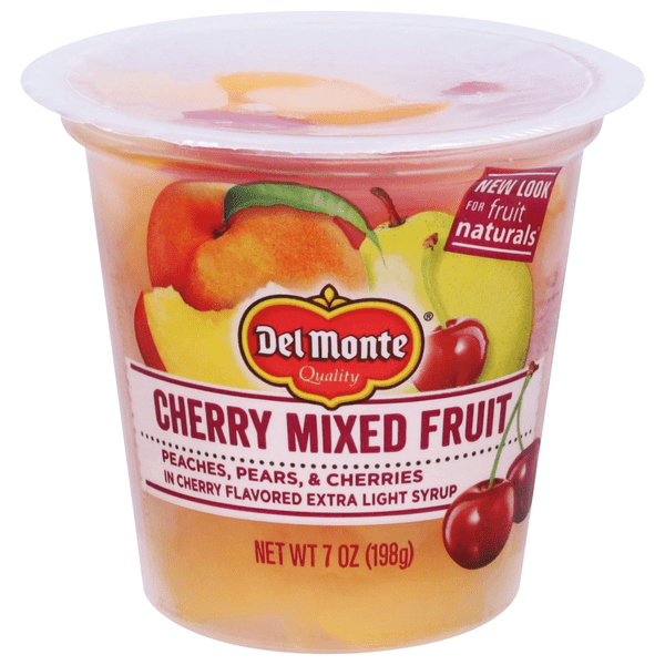 Save on Del Monte Cherry Mixed Fruit in Extra Light Syrup Cup Order Online Delivery Stop & Shop