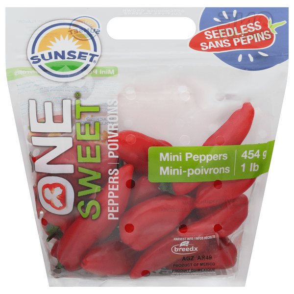Save on Sunset One Sweet Seedless Mini Peppers Order Online Delivery