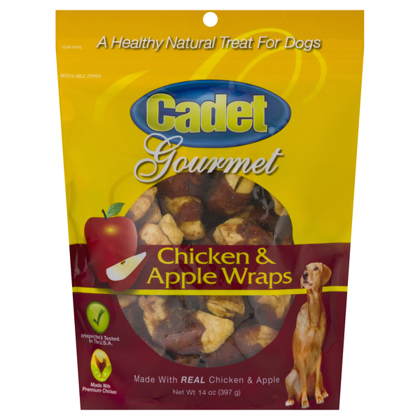 Save on Cadet Dog Treats Gourmet Chicken & Apple Wraps Order Online
