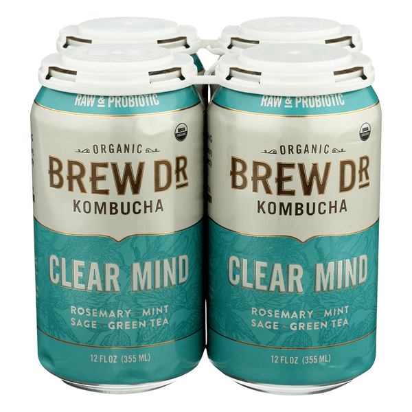 Save on Brew Dr. Kombucha Clear Mind Rosemary Mint Sage Green Tea