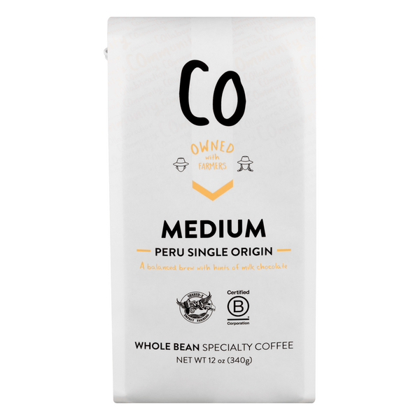 Save on CO Medium Specialty Coffee Peru Single Origin (Whole Bean