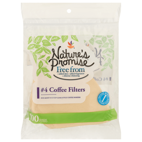 Save on Nature's Promise 4 Coffee Filters Order Online Delivery Stop