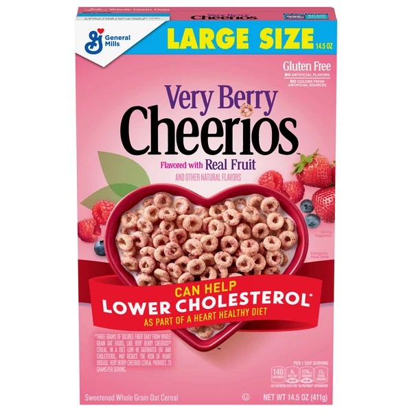 Save on General Mills Cheerios Cereal Very Berry Large Size Gluten Free Order Online Delivery