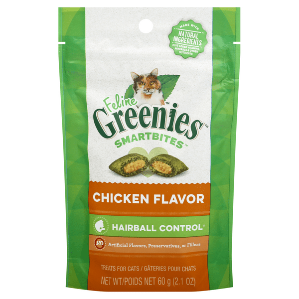 Save on Greenies Smartbites Cat Treats Hairball Control Chicken Flavor Order Online Delivery Giant