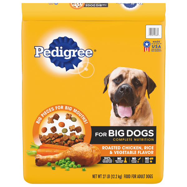 Save on Pedigree Big Dogs Complete Nutrition Dry Dog Food Chicken Rice & Vegetable Order Online