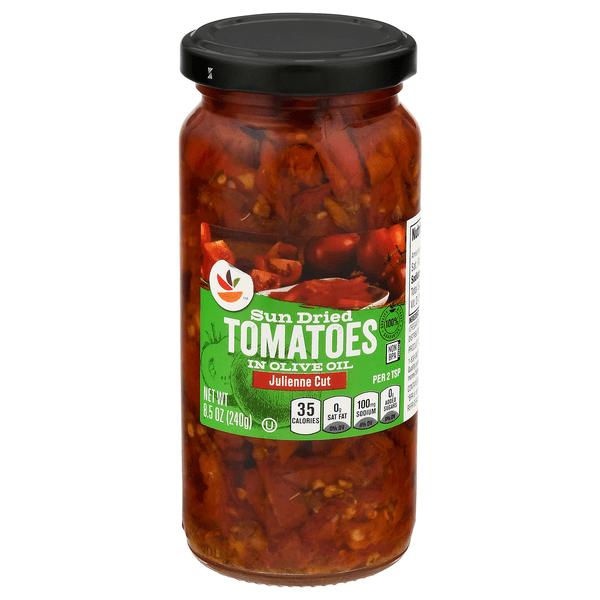 Save on Our Brand Julienne Cut SunDried Tomatoes in Olive Oil Order