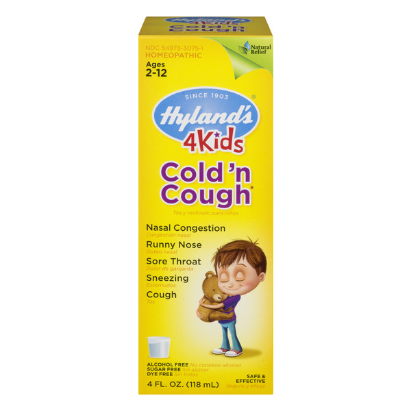 Save on Hyland's 4 Kids Cold 'n Cough Syrup MultiSymptom Liquid Order