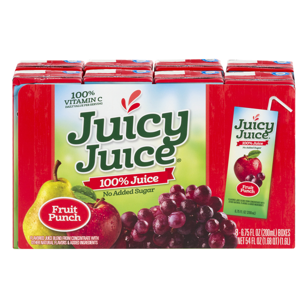 Save on Juicy Juice 100 Juice Fruit Punch No Added Sugar 8 pk Order