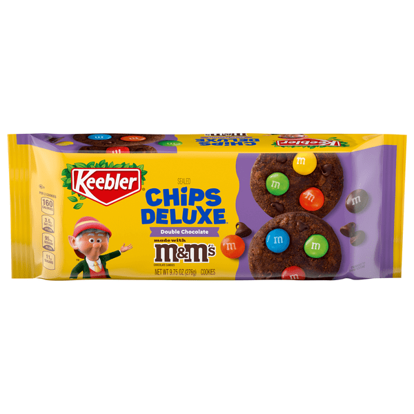 Save on Keebler Chips Deluxe Double Chocolate Chip Cookies with M&M's Order Online Delivery