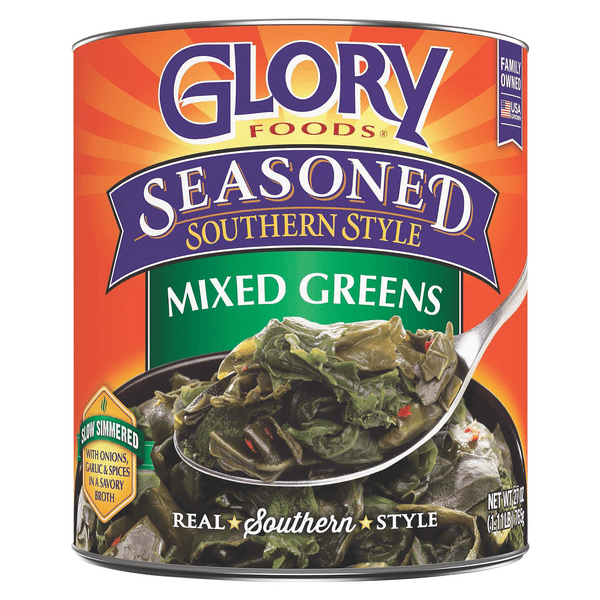 Save on Glory Foods Seasoned Southern Style Mixed Greens Order Online