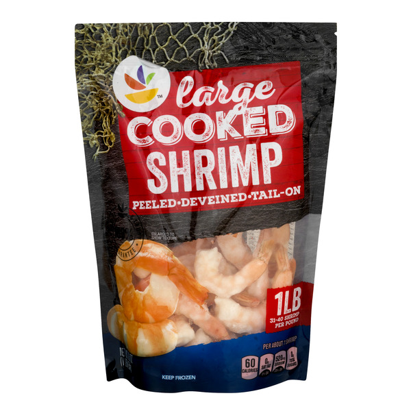 Save on Stop & Shop Cooked Shrimp TailOn Large 3140 ct per lb