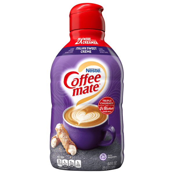 Save on Nestle Coffeemate Flavored Coffee Creamer Italian Sweet Creme