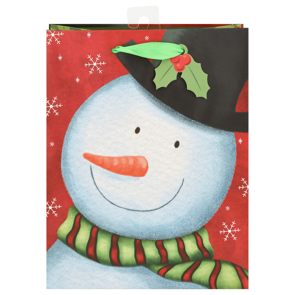 Save on Papercraft Holiday Gift Bag Snowman Order Online Delivery