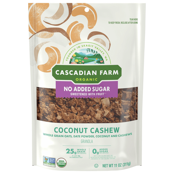 Save on Cascadian Farm Granola Coconut Cashew No Sugar Added Organic