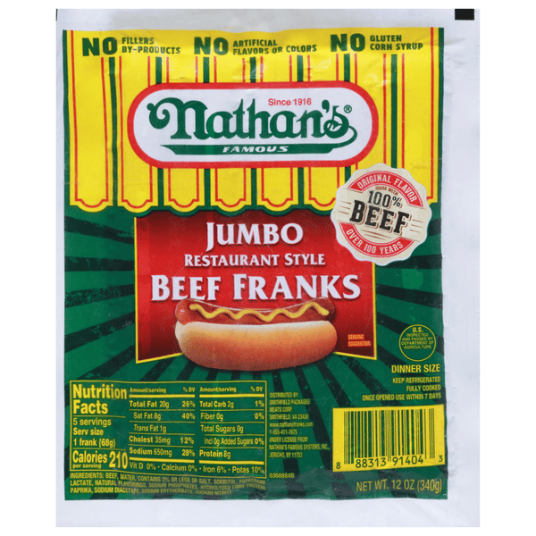 Hot Dogs & Franks Order Online & Save Stop & Shop