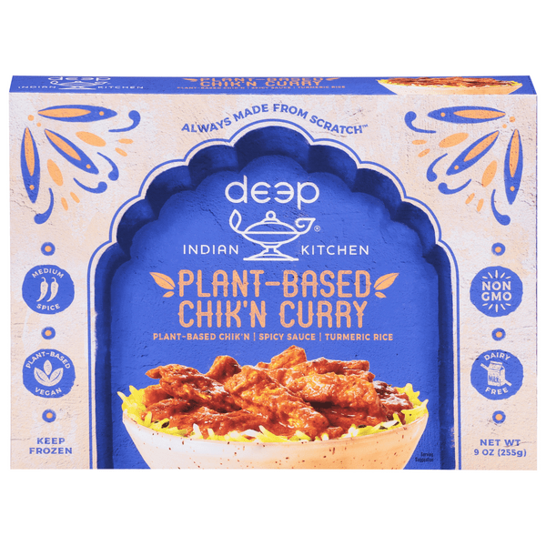Save on Deep Indian Kitchen PlantBased Chik'n Curry Spicy Order Online