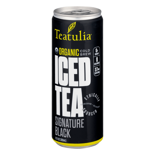 Save on Teatulia Cold Brew Iced Tea Signature Black Organic Order Online Delivery MARTIN'S