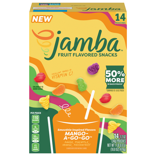 Save on Jamba MangoAGoGo Fruit Flavored Snacks 14 ct Order Online