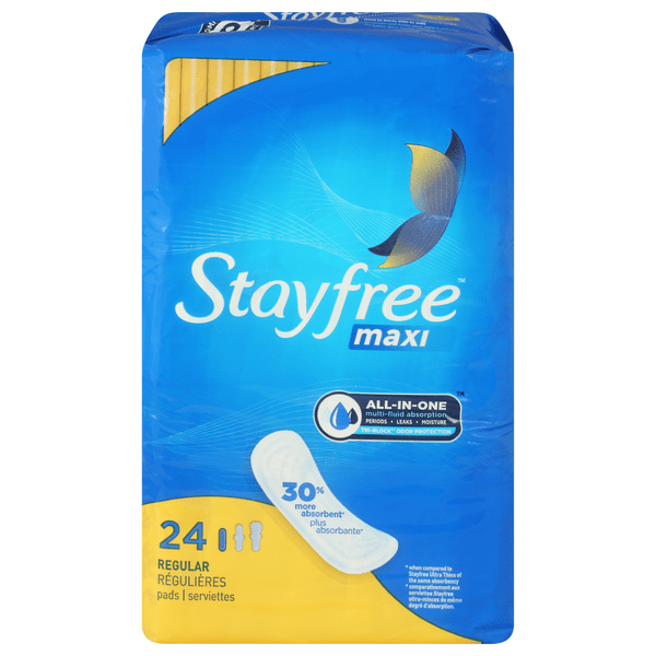 Save on Stayfree Maxi Pads Regular Order Online Delivery Stop & Shop