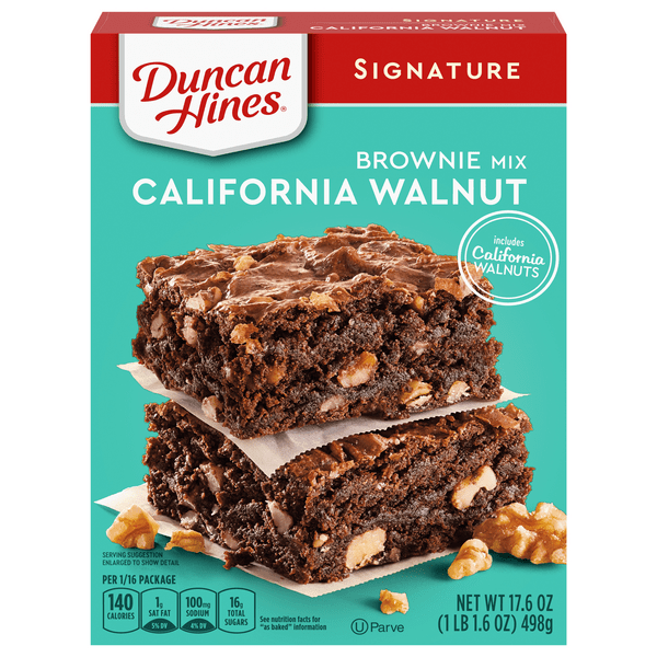Save on Duncan Hines Signature Brownie Mix California Walnut Order
