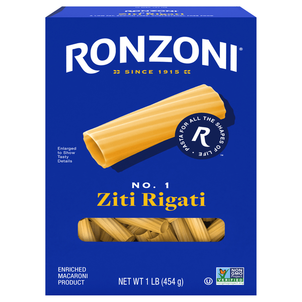 Save on Ronzoni Ziti Rigati Pasta No. 1 Order Online Delivery Food Lion