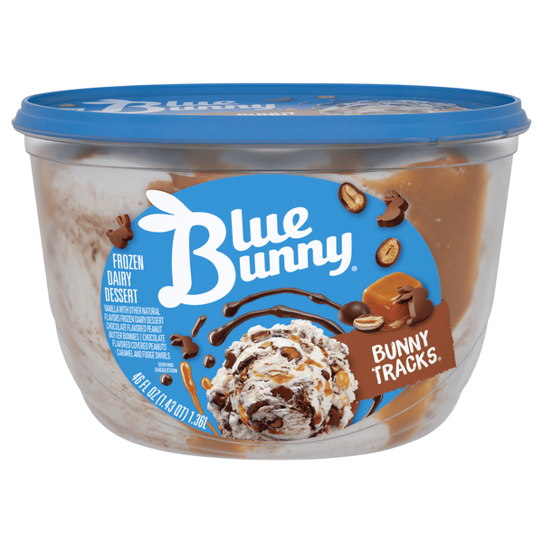 Save on Blue Bunny Bunny Tracks Frozen Dairy Dessert Order Online