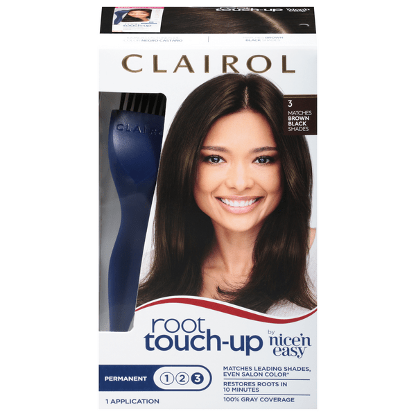 Save on Clairol Root TouchUp Permanent Color Brown Black 3 Order