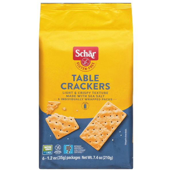 Save on Schar Crackers Table Gluten Free 6 ct Order Online Delivery