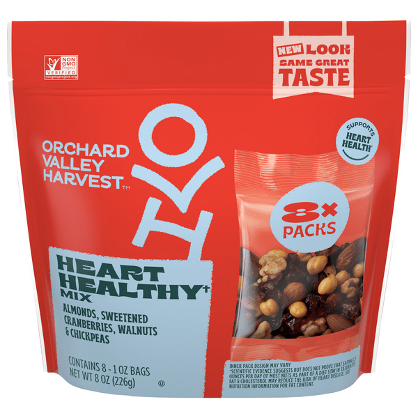 Save on Orchard Valley Harvest Heart Healthy Mix 8 ct Order Online