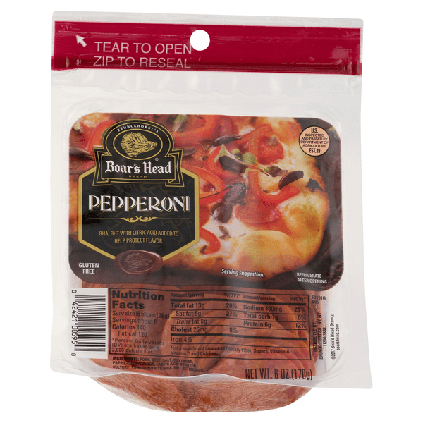 Save on Boar's Head Pepperoni Sliced Order Online Delivery Stop & Shop