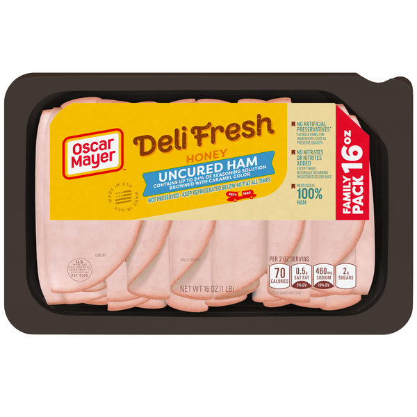 Save on Oscar Mayer Deli Fresh Honey Uncured Ham Sliced Family Pack