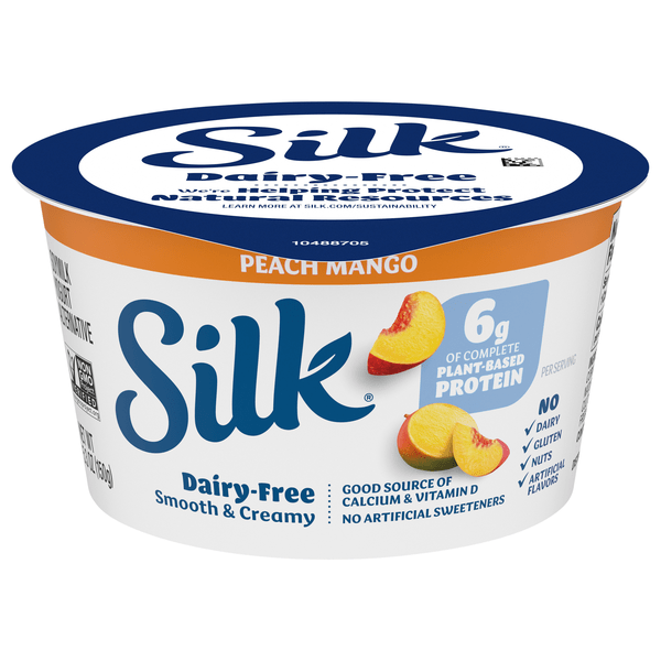 Save on Silk Dairy Free Peach Mango Soymilk Yogurt Alternative Cup