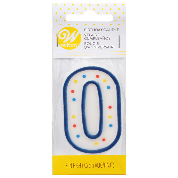 Save on Wilton Candle Birthday Numeral 0 Order Online Delivery GIANT