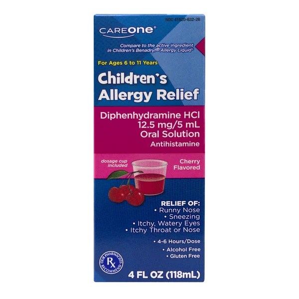 Save on CareOne Children's Allergy Relief Cherry Flavored Liquid Order
