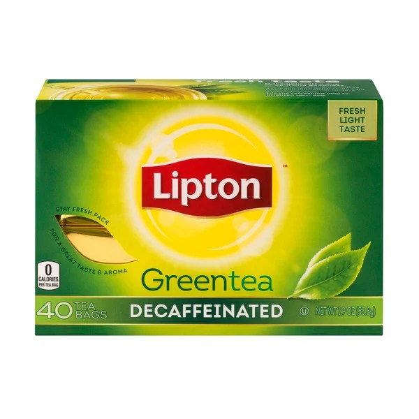 Save on Lipton Green Tea Bags Decaffeinated Order Online Delivery
