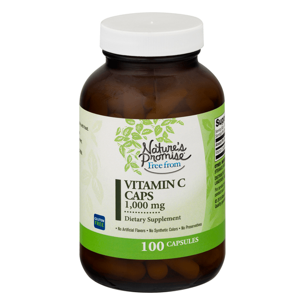 Save on Nature's Promise Vitamin C & Rose Hips 1000 mg Capsules Vegan