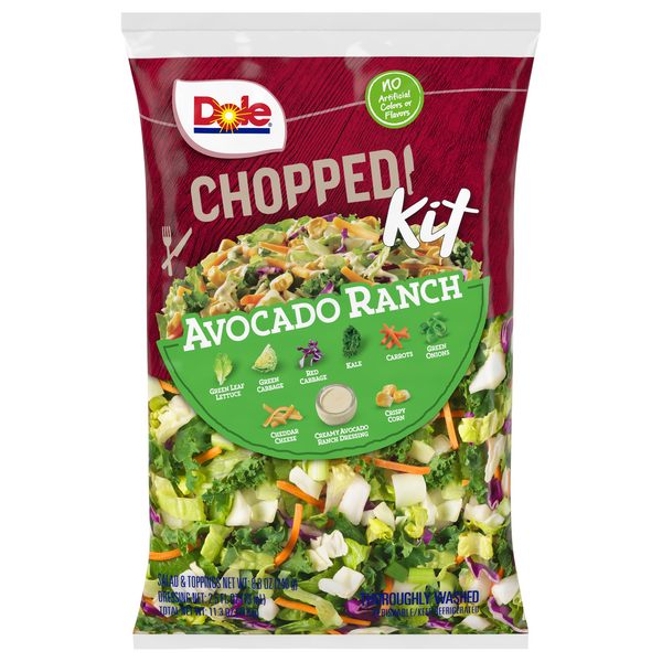 Save on Dole Chopped Salad Kit Avocado Ranch Order Online Delivery
