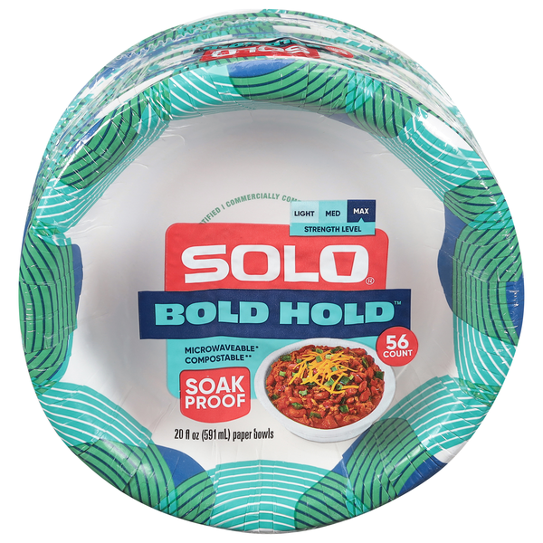 Save on Solo Bold Hold Microwavable Compostable Max Strength Paper