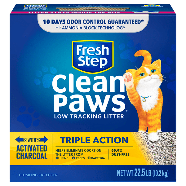 Save on Fresh Step Clean Paws Triple Action Clumping Cat Litter Order