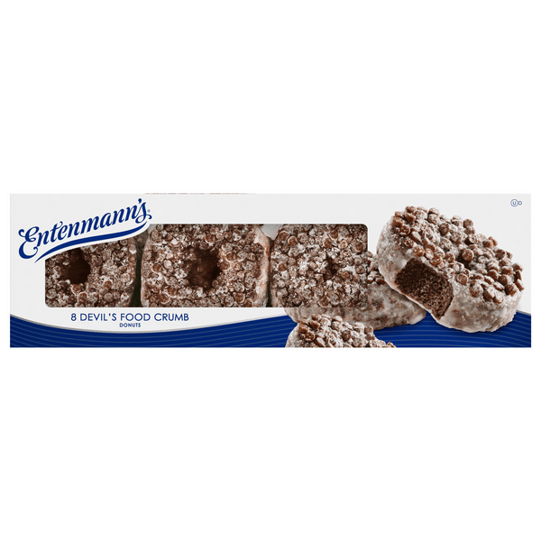Save on Entenmann's Donuts Devil's Food Crumb 8 ct Order Online