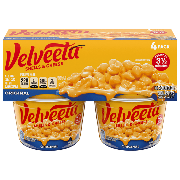 Save on Velveeta Shells & Cheese Dinner Original Microwaveable Cup 4