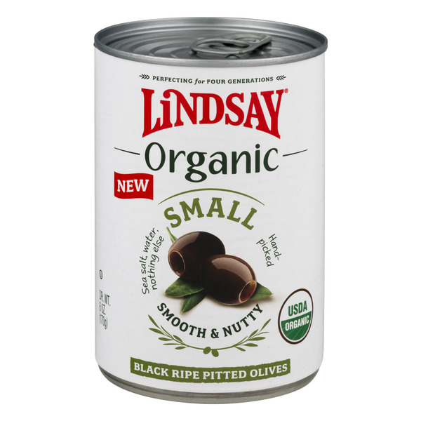 Save on Lindsay Small Black Ripe Pitted Olives Organic Order Online