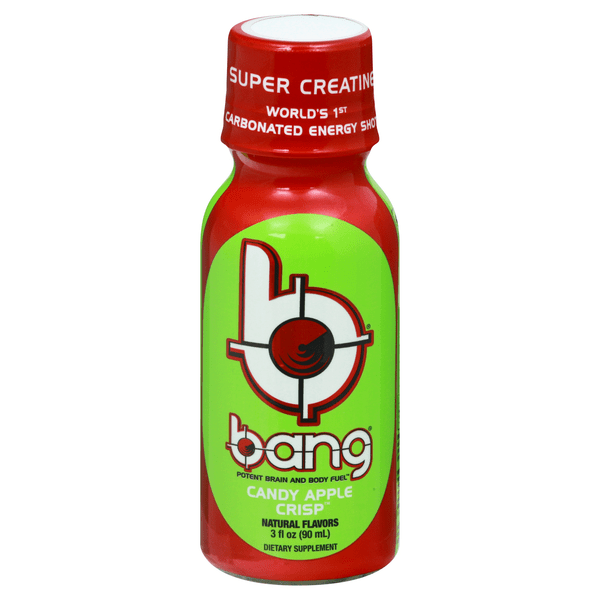 Save on BANG Carbonated Energy Shot Candy Apple Crisp Order Online Delivery MARTIN'S