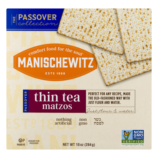 Save on Manischewitz Matzos Thin Tea Kosher for Passover Order Online