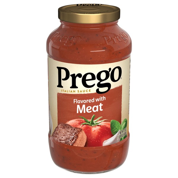 Save on Prego Flavored with Meat Italian Pasta Sauce Order Online