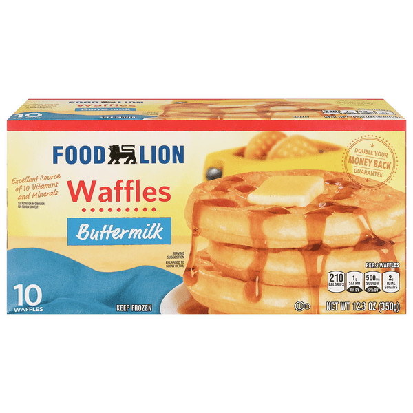 Save on Food Lion Waffles Buttermilk 10 ct Order Online Delivery